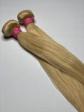 613 Platinum Blonde Straight Bundles